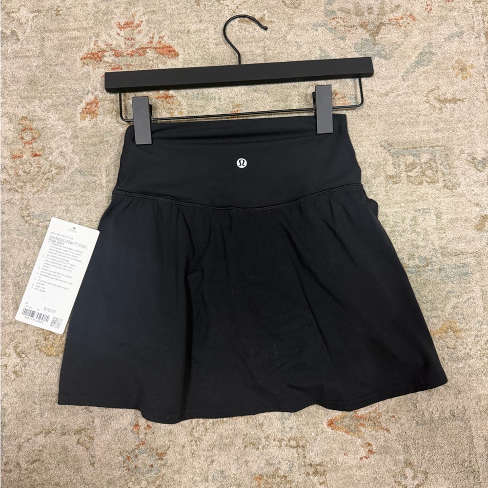 lululemon athletica Black Athletic Skort
